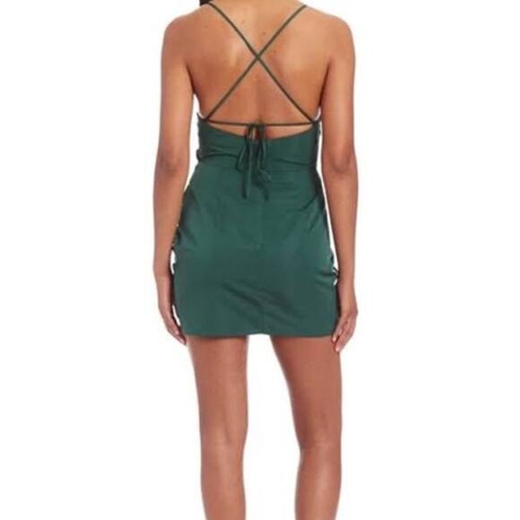 Amanda Uprichard Laconia Ruched Mini Dress - Size S - Picture 9 of 9